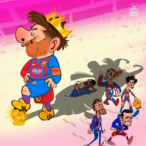  ستاره‌هایی که زیر سایه لیونل مسی گم می‌شوند!