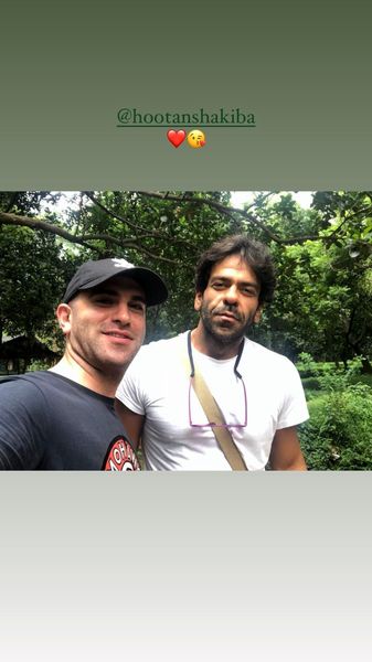 هوتن شکیبا و بانی پال در دل طبیعت + عکس