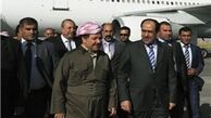دیدار «بارزانی» با «مالکی» در بغداد