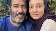 جدیدترین عکس سحر ولدبیگی و نیما فلاح در حیاط خانه شان